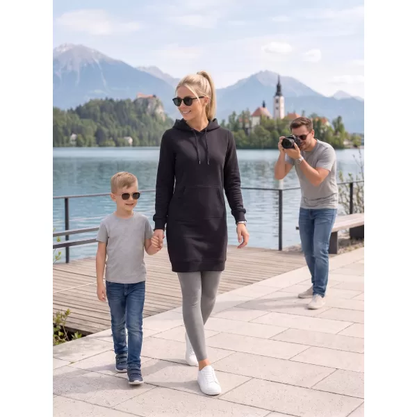  Hölgyek hosszúkás pulóvere ALTISPORT NoPrint NP/ALW914 FEKETE 