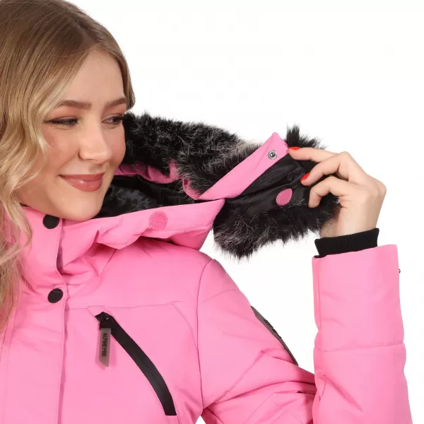  Női kabát ALPINE PRO WERDA LJCD644 RÓZSASZÍN 