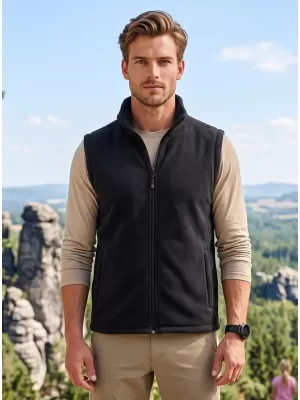 Unisex mellény gyapjú ALTISPORT NoPrint NP/ALU815 ÉBENSZÜRKE