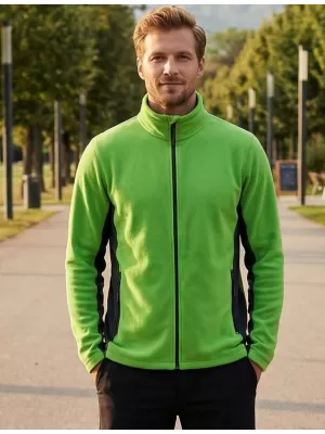 Férfi gyapjú pulóver ALTISPORT NoPrint NP/ALM725 ALMA ZÖLD