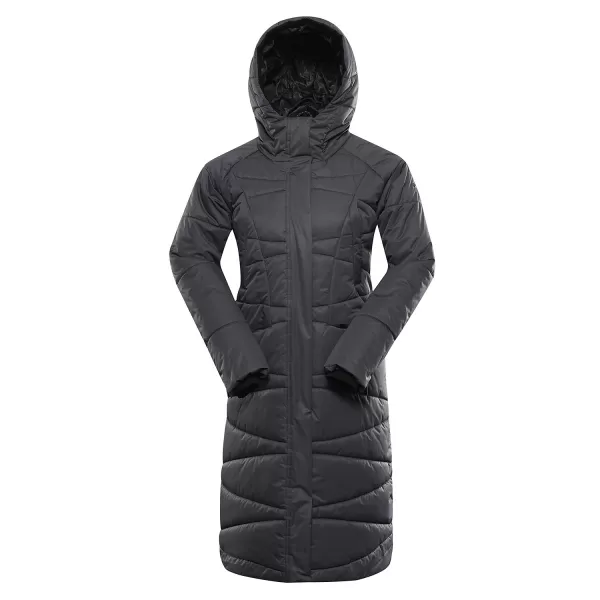  Kabát ALPINE PRO GOLENA LCTD231 SÖTÉTSZÜRKE 
