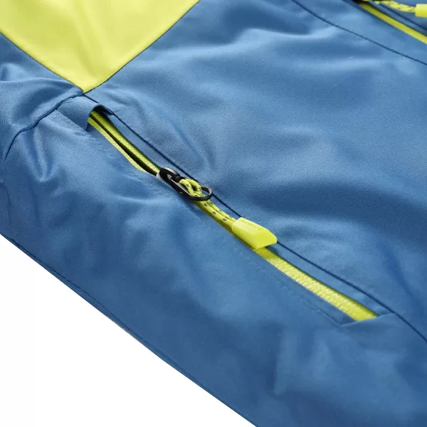  Sítőkabát ALPINE PRO REAMO KJCB305 VILÁGOSZÖLD 