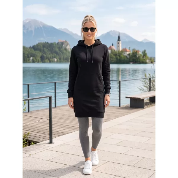  Hölgyek hosszúkás pulóvere ALTISPORT NoPrint NP/ALW914 FEKETE 