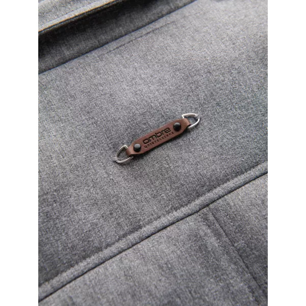  Kabát OMBRE OM-JALP-0170 SZÜRKE 