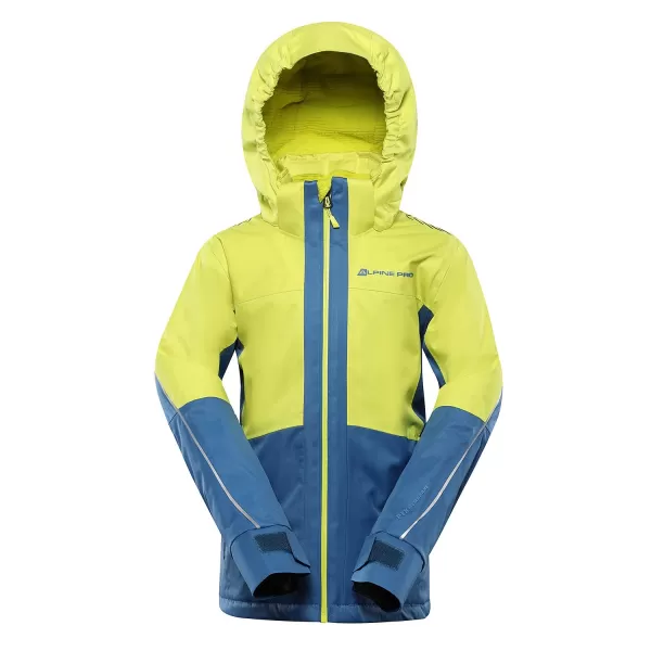  Sítőkabát ALPINE PRO REAMO KJCB305 VILÁGOSZÖLD 