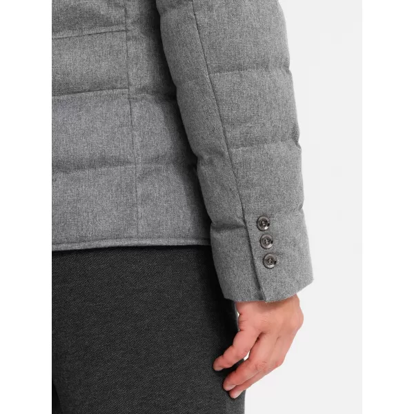  Kabát OMBRE OM-JALP-0170 SZÜRKE 