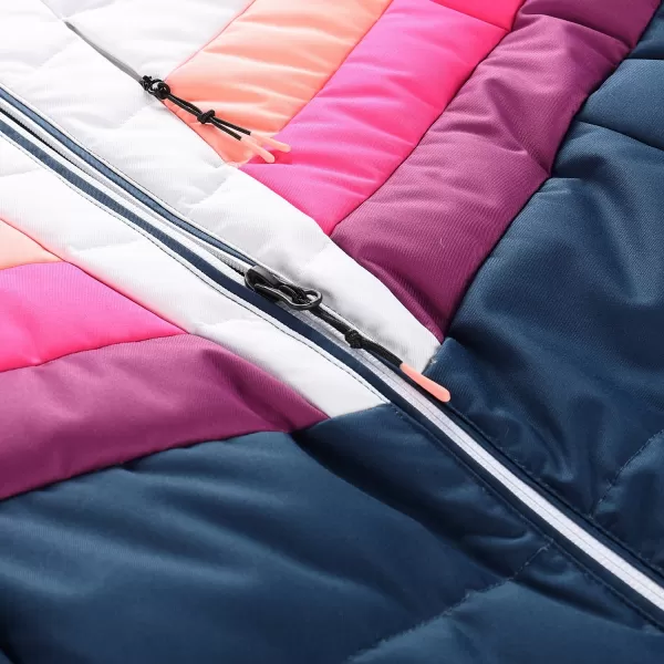  Női toll sítakabát ALPINE PRO FEEDRA LJCB604 KÉK 