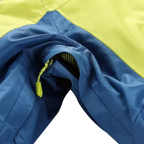  Sítőkabát ALPINE PRO REAMO KJCB305 VILÁGOSZÖLD 