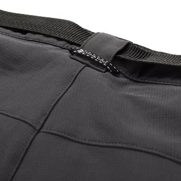  Férfi softshell nadrág ALPINE PRO CORB MPAD672 SÖTÉTSZÜRKE 