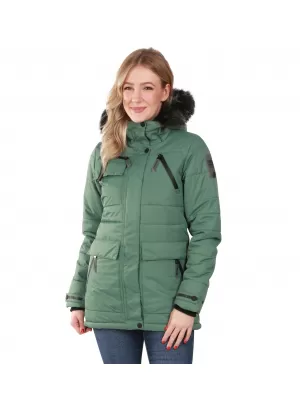 Női kabát ALPINE PRO WERDA LJCD644 ZÖLD