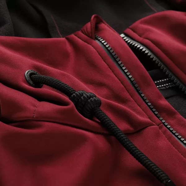  Férfi sí softshell dzseki ALPINE PRO JARG MJCD699 RÓZSASZÍNŰ FA 