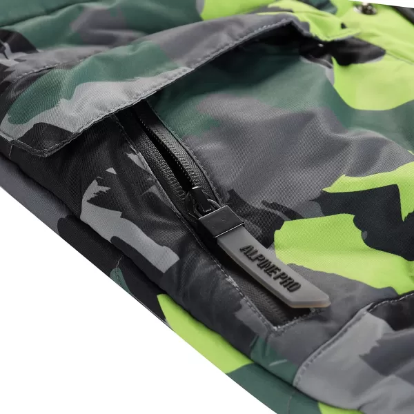  Kabát ALPINE PRO WERDO KJCD335 ZÖLD 
