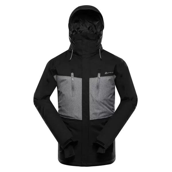  Férfi sí kabát ALPINE PRO COMED MJCD716 FEKETE 