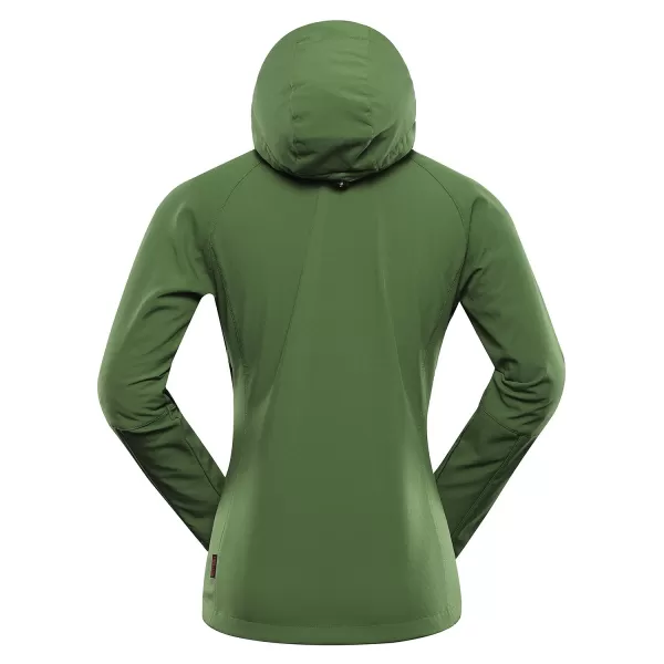  Női softshell dzseki ALPINE PRO HOORA LJCD590 ZÖLD 