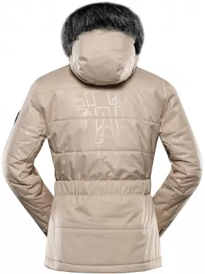 Hölgyek ski dzseki ALPINE PRO DAMA LJCD655 FEHÉR BORS