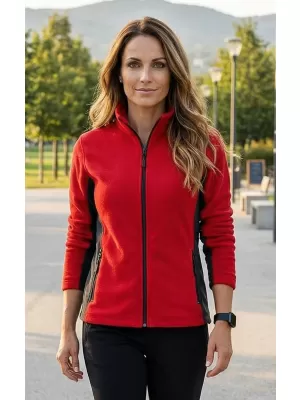 Női gyapjú pulóver ALTISPORT NoPrint NP/ALW825 PIROS