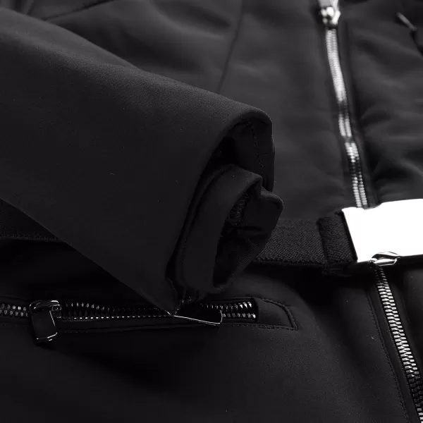 Női sí softshell dzseki ALPINE PRO DOWELA LJCB612 FEKETE 