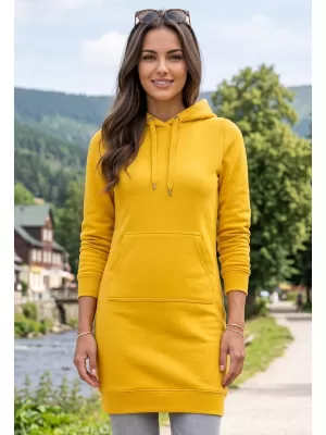 Hölgyek hosszúkás pulóvere ALTISPORT NoPrint NP/ALW914 BOROSTYÁN