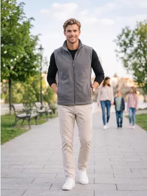 Unisex mellény gyapjú ALTISPORT NoPrint NP/ALU815 ACÉL