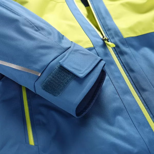  Sítőkabát ALPINE PRO REAMO KJCB305 VILÁGOSZÖLD 