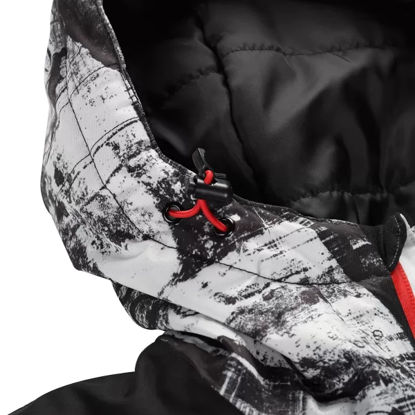  Férfi sí kabát ALPINE PRO UZER MJCB639 RAGYOGÓ SZÜRKE 