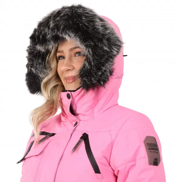  Női kabát ALPINE PRO WERDA LJCD644 RÓZSASZÍN 