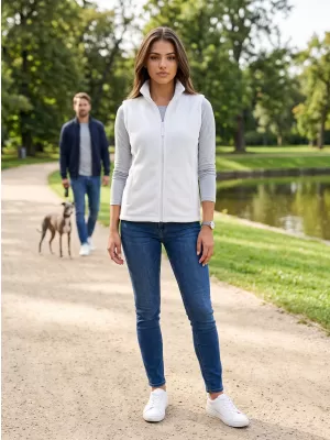Unisex mellény gyapjú ALTISPORT NoPrint NP/ALU815 FEHÉR