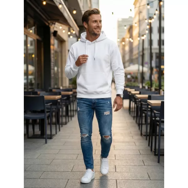  Férfi pulóver ALTISPORT NoPrint NP/ALM024 FEHÉR 