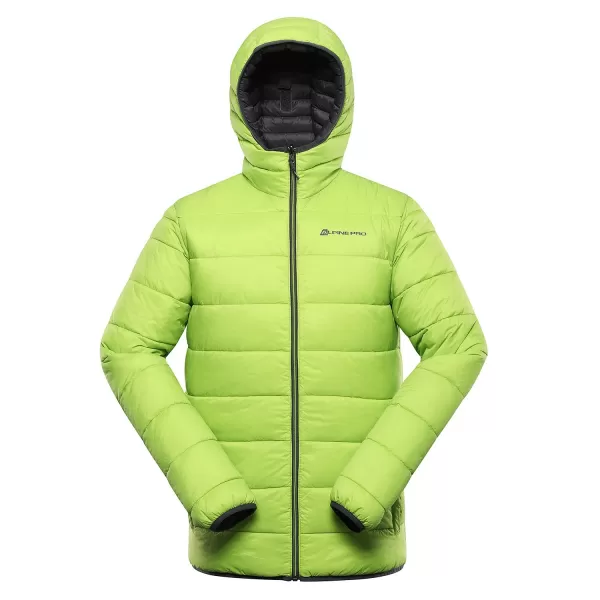  Férfi kétoldalas hi-therherm dzseki ALPINE PRO EROM MJCD628 SÖTÉTSZÜRKE 