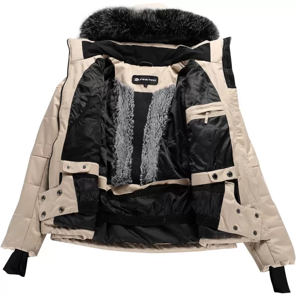  Hölgyek ski dzseki ALPINE PRO DAMA LJCD655 FEHÉR BORS 