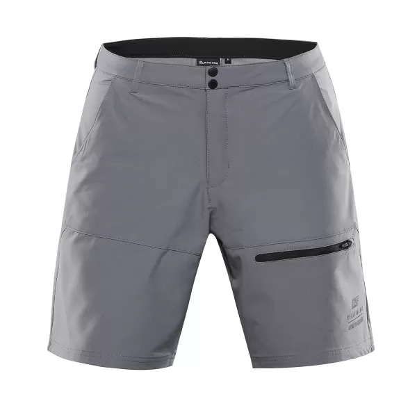  Férfi softshell rövidnadrág ALPINE PRO BAK MPAC711 SZÜRKE 