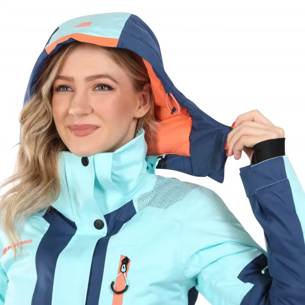  Női sídzseki ALPINE PRO DEARA LJCD654 KÉK 
