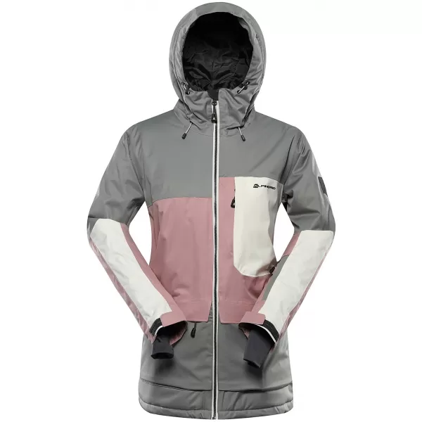  Hölgyek ski dzseki ALPINE PRO GARGA LJCD657 SZÜRKE 