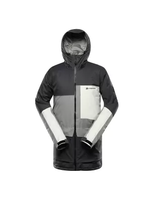 Férfi sí kabát ALPINE PRO GARG MJCD698 SÖTÉTSZÜRKE