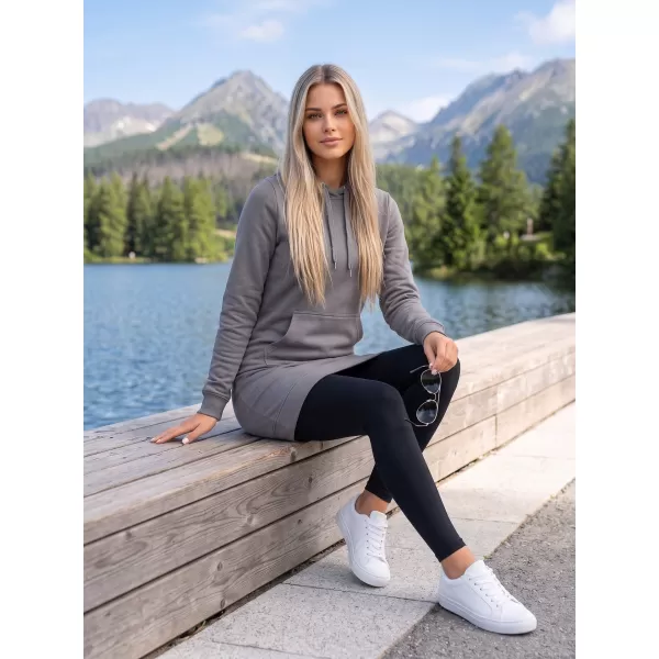  Hölgyek hosszúkás pulóvere ALTISPORT NoPrint NP/ALW914 ACÉL 