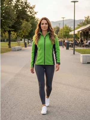 Női gyapjú pulóver ALTISPORT NoPrint NP/ALW825 ALMA ZÖLD