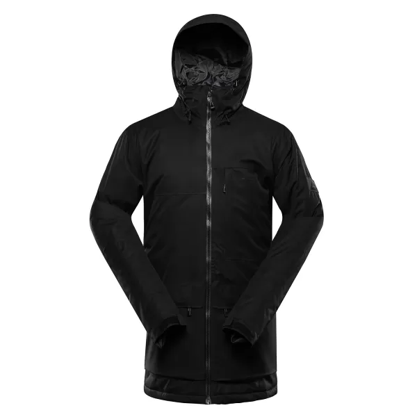  Férfi sí kabát ALPINE PRO GARG MJCD698 FEKETE 