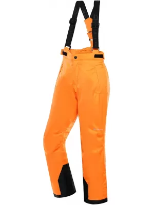Gyerek sí nadrág ALPINE PRO EDESO KPAD361 NEON