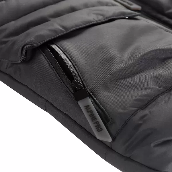  Kabát ALPINE PRO WERDO KJCD335 SÖTÉTSZÜRKE 