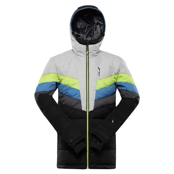  Férfi toll sí kabát ALPINE PRO FEEDR MJCB638 FEKETE 