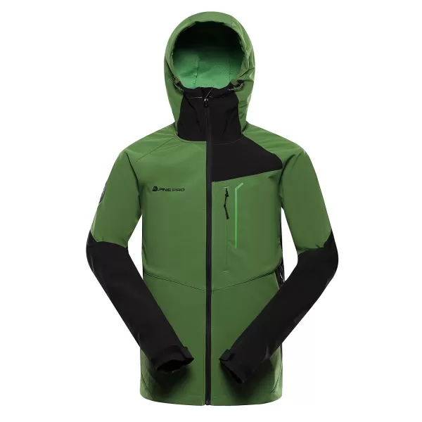  Férfi softshell dzseki ALPINE PRO ESPRIT MJCD622 ZÖLD 