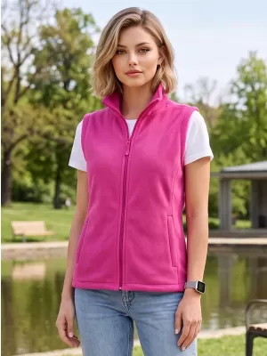 Unisex mellény gyapjú ALTISPORT NoPrint NP/ALU815 FUKSZIA PIROS