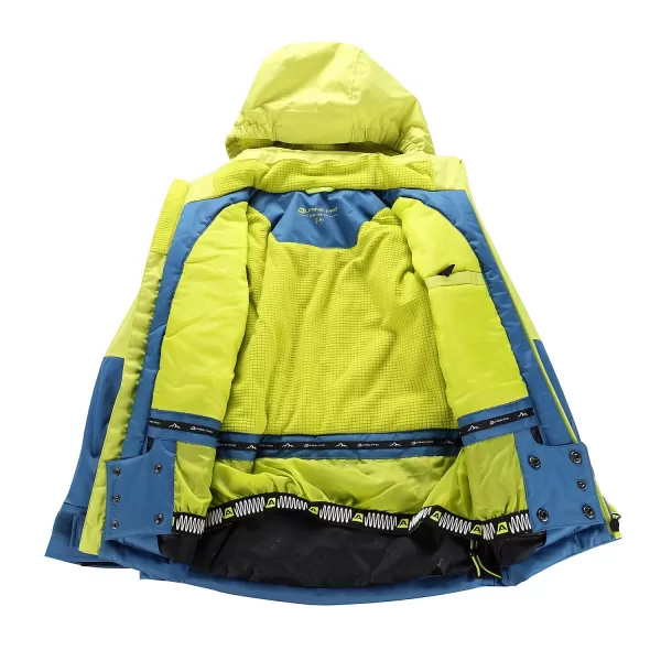  Sítőkabát ALPINE PRO REAMO KJCB305 VILÁGOSZÖLD 