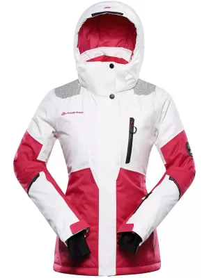 Hölgyek ski dzseki ALPINE PRO DEARA LJCD654 FEHÉR