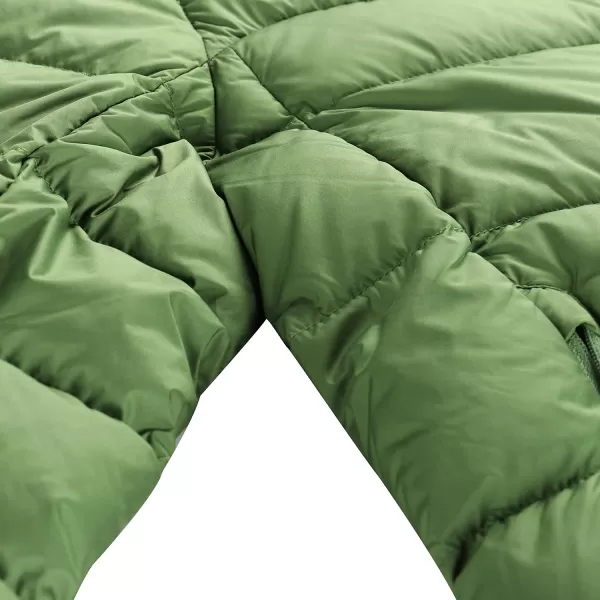  Férfi téli tollkabát ALPINE PRO ROGIT MJCD621 ZÖLD 