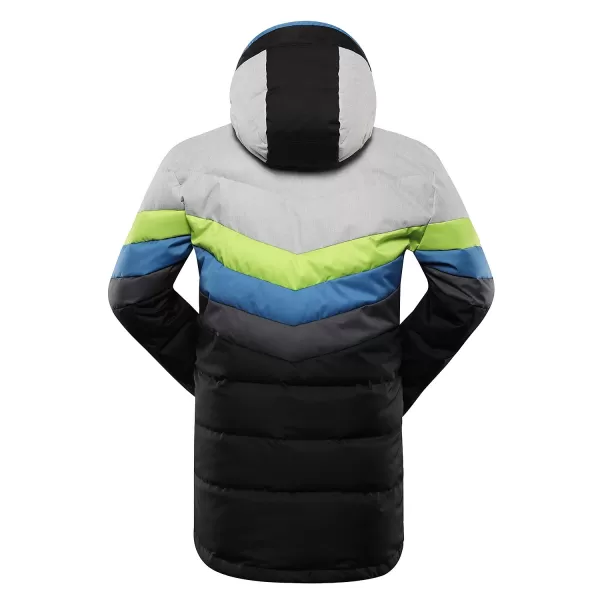  Férfi toll sí kabát ALPINE PRO FEEDR MJCB638 FEKETE 