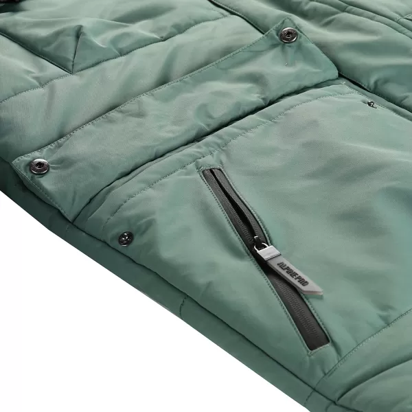  Kabát ALPINE PRO WERD MJCD681 ZÖLD 