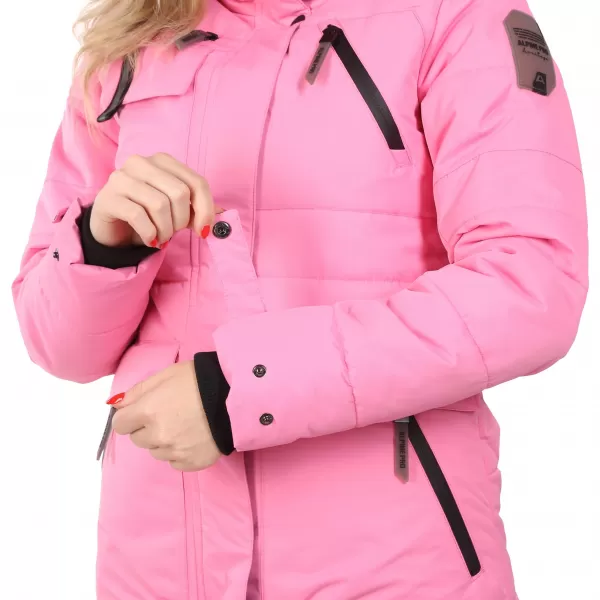 Női kabát ALPINE PRO WERDA LJCD644 RÓZSASZÍN 