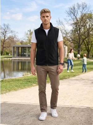 Unisex mellény gyapjú ALTISPORT NoPrint NP/ALU815 FEKETE