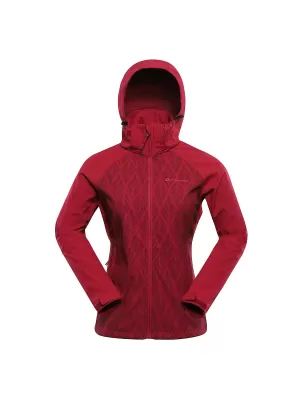 Női softshell dzseki ALPINE PRO HOORA LJCD590 KÖKÖRCSIN